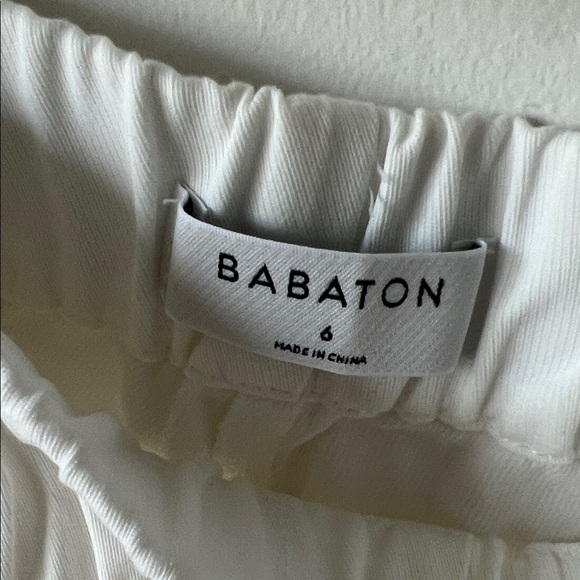 Aritzia Babaton Titan Cargo Pant White Size 6 - Picture 2 of 5